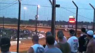 Kasey Kahne Flips Sprint Car At Williams Grove Speedway 2011 (HD)