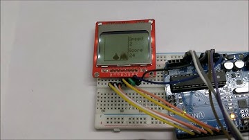 Space Racer Game using Arduino, Nokia5110 Display and Joystick