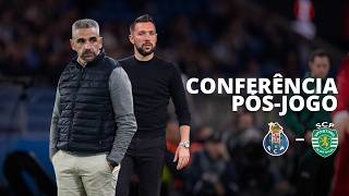 🔴 LIVE | POST-MATCH CONFERENCE | FC Porto - Sporting (SIC IMAGE)