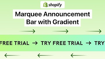 Infinite scrolling Shopify with Gradient and Link | Marquee Effect Tutorial