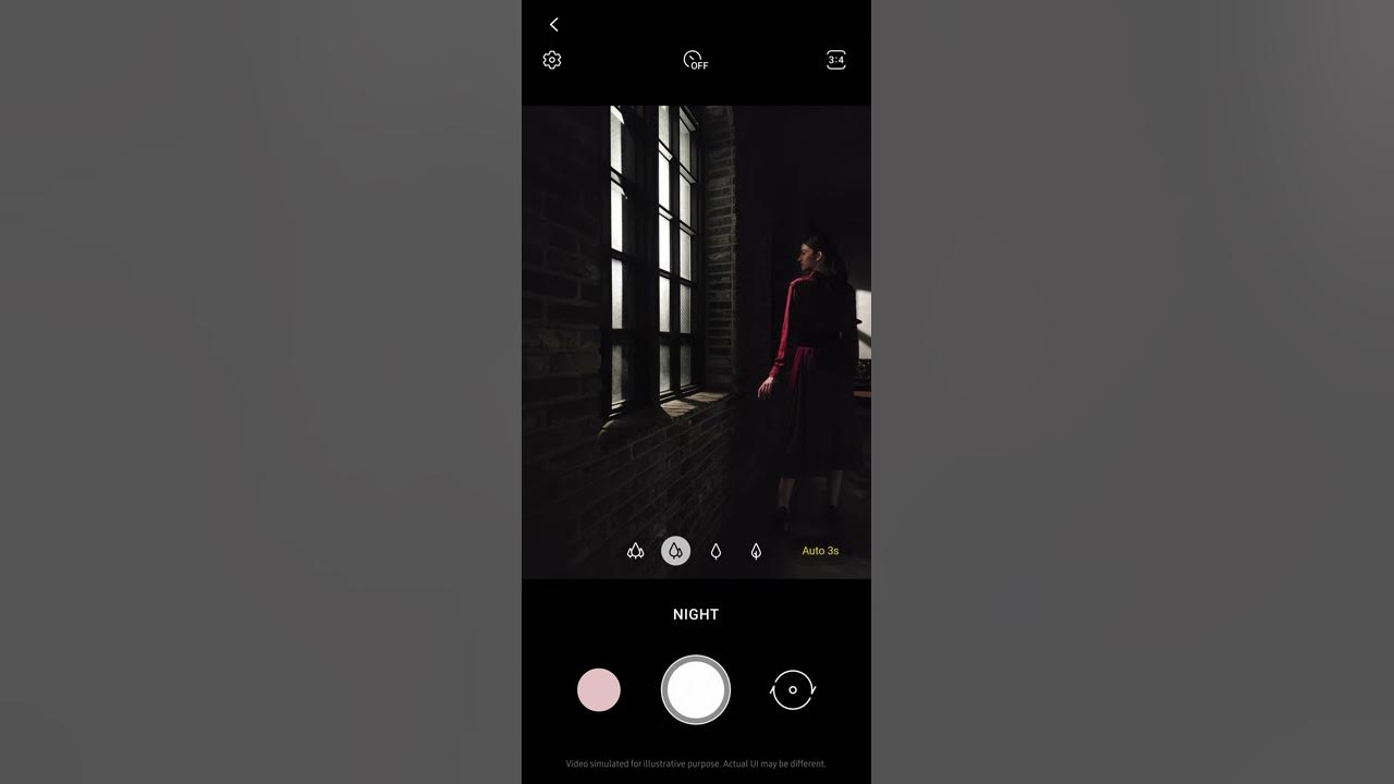 Galaxy S21 Ultra How to use Night Mode Samsung YouTube