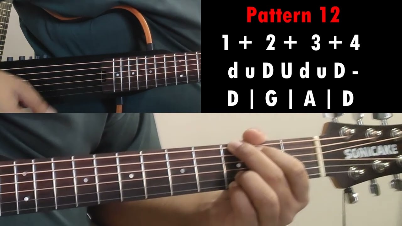 COUNTRY STRUMMING || EXERCISE 3 || PATTERNS 9-12