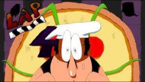 John Gutter Lap 4 P-rank HARD MODE | Pizza Tower: Egg