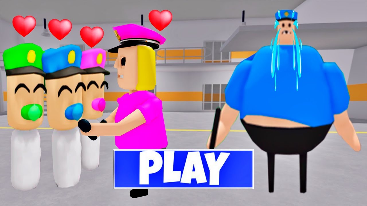 SECRET UPDATE | BABIES FALL IN LOVE WITH POLICE GIRL? OBBY ROBLOX # ...