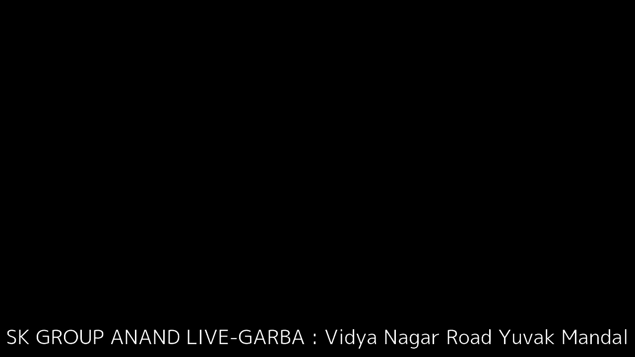 SK GROUP ANAND LIVE GARBA VRUNDAVAN VRYM 18-10-2018