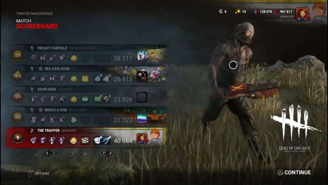 Trapper Win During The 9th Anniversary Twisted Masquerade Event! | Dead By Daylight