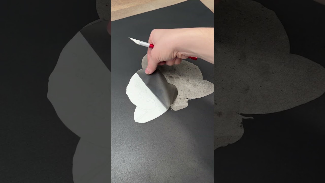 Removing frisket film is so satisfying 🫶🏻 | #artshorts #art #artoftheday