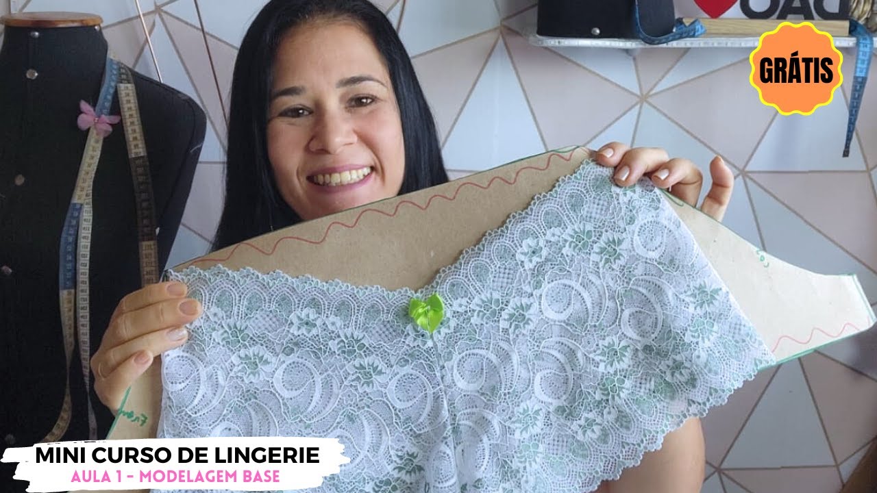 [FAÇA VENDA] Aula 2- Como costurar uma calcinha fácil Costura de calcinha caleçon
