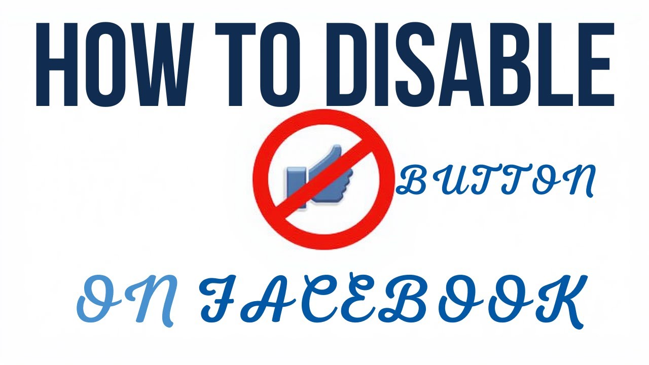 How To Disable Share Button On Facebook - YouTube