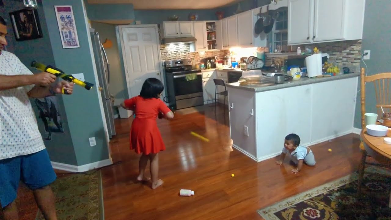 Epic Foam Ball Blaster Fun with the Kids! 😂 