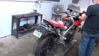 95 VFR750 Engine running #756B