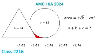 AMC 10B Preparation Geometry Math Tutor 10A Problems Solutions Walkthrough Live Solve Class Olympiad