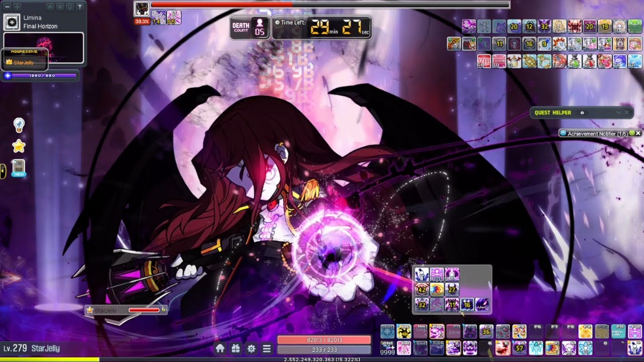 217m CP Demon Slayer Ascent Skill Weekly Bossing - 4.7b in 20 mins