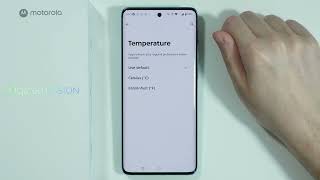 Motorola Edge 60 Fusion: How to Change Temperature Unit