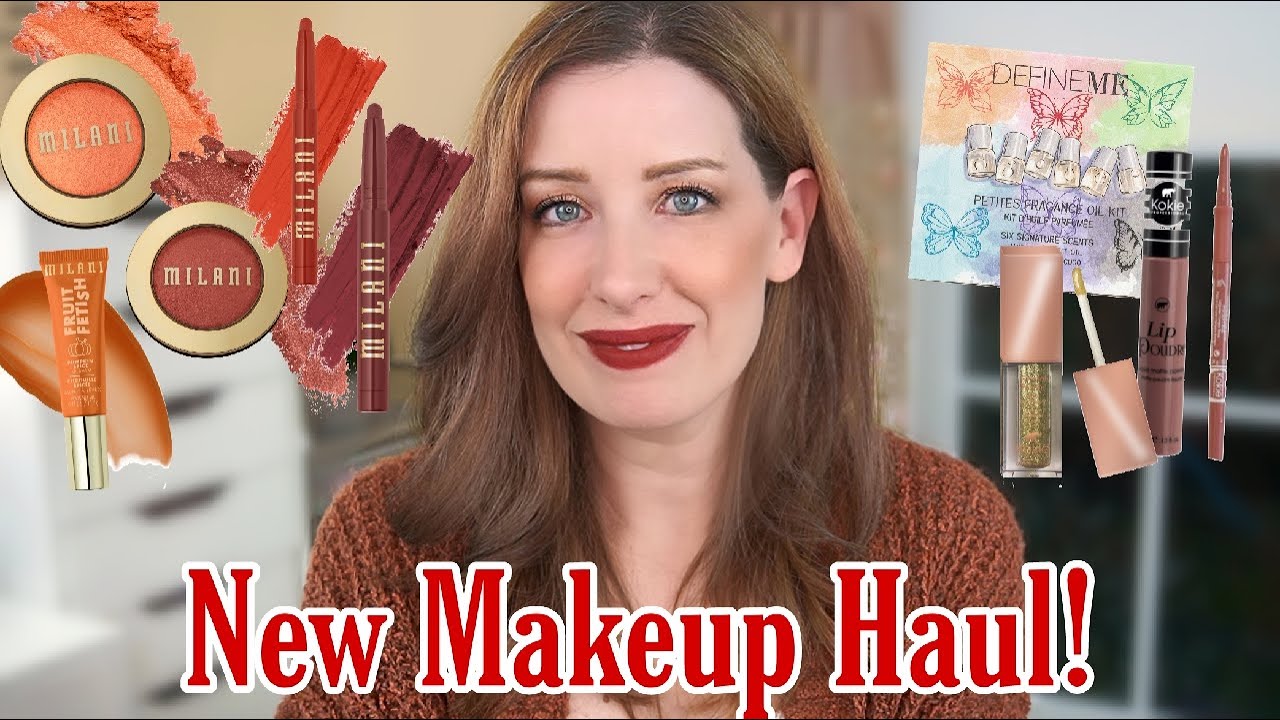 NEW MAKEUP HAUL // MILANI, KOKIE, COLOURPOP, DEFINEME FRAGRANCE
