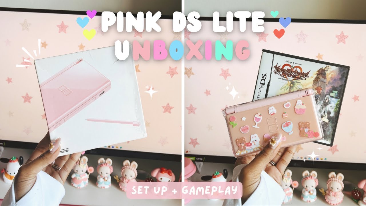 buying a pink nintendo ds lite in 2024 🩰🎀🩷 | ds lite unboxing