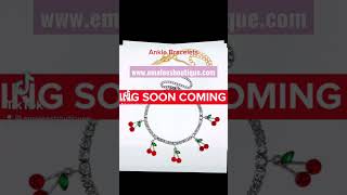 New Ankle Bracelets Available Friday jewelry anklets cherry summer shopsmall