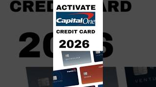 activate.capitalone.com – Quick Card Setup 2026 #shorts