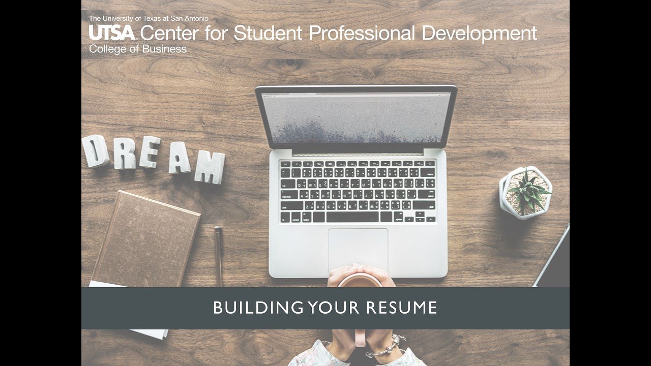 Crafting your Resume (Graduate level)