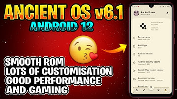 Ancient OS 6.1 Redmi Note 7 Pro | Ancient OS Android 12 | Smooth ROM with lots of Customizetion