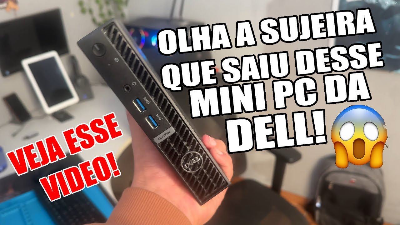 COMO LIMPAR OS MINI PC DA DELL FACIL E RAPIDO.