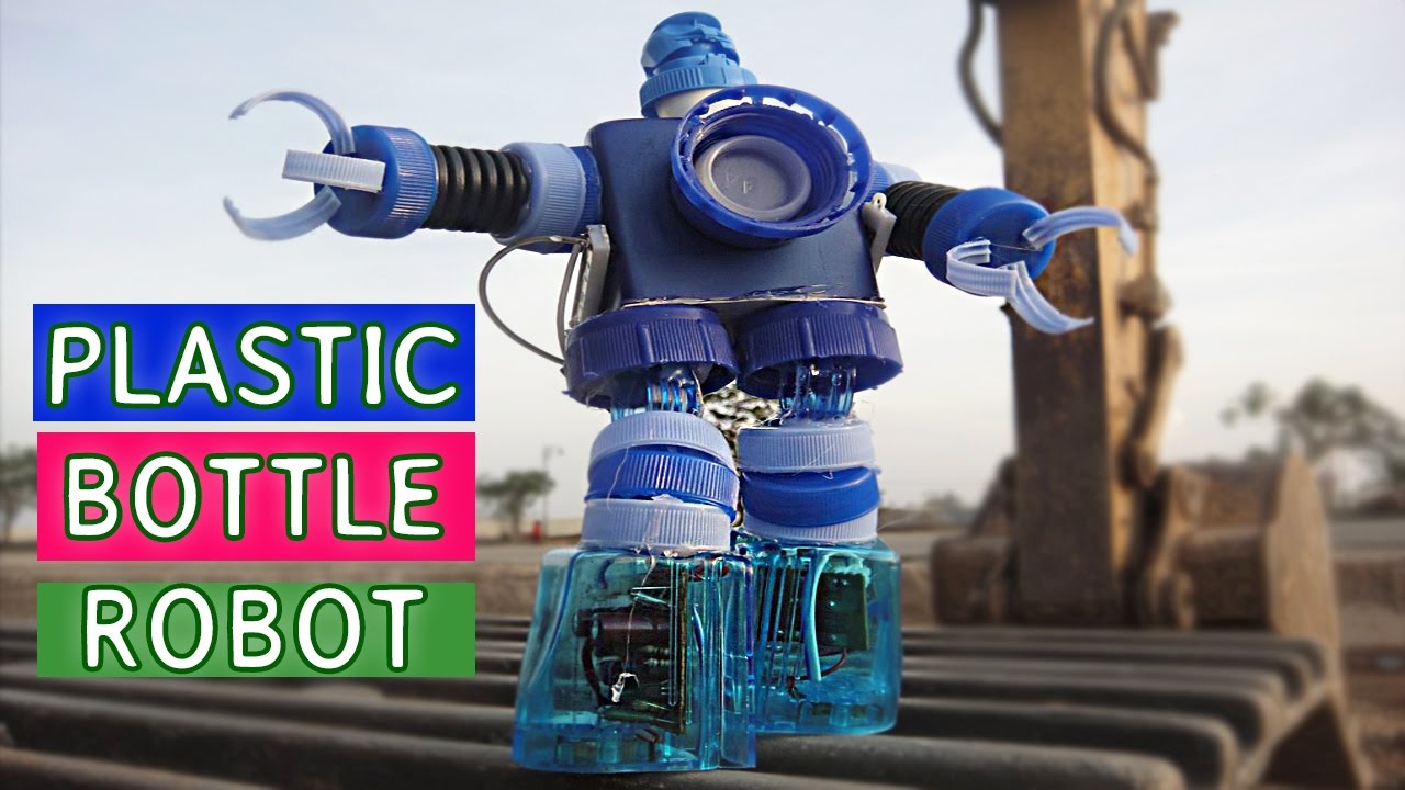 DIY Bottle Robot Toy kids #3 | Backyard Crafts - YouTube
