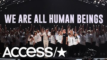 Logic Brings Families Onstage In Powerful Pro-Immigration 2018 MTV VMAs Performance | Access