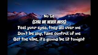 Sean Paul - No lie ft. Dua lipa (lyrics)
