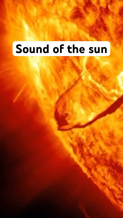 What the sun sounds like #space #universe #sun #sound