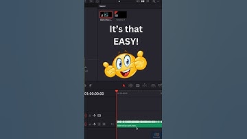 Instantly Extract video or audio in DaVinci Resolve | #davinciresolve19 #davinciresolve