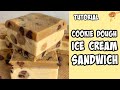 Cookie Dough Ice Cream Sandwiches!! Recipe tutorial #Shorts