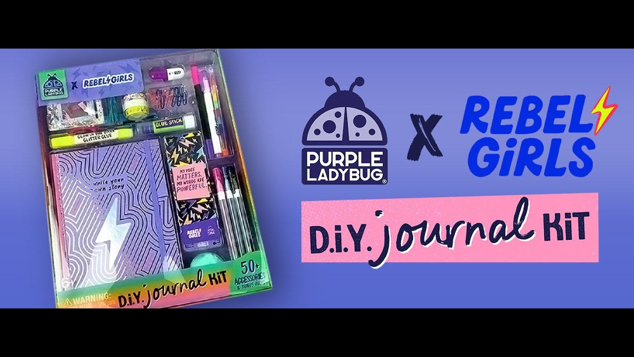 Purple Ladybug X Rebel Girls' Journal Kit