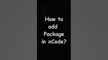 How to add package in xCode? #iosdevelopment #coding  #programming #xcode #ios