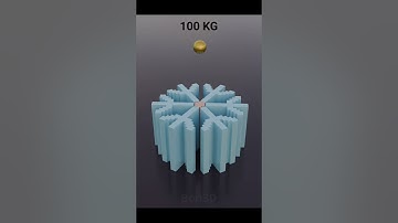 Satisfying Collapse Solid Snowflakes Structure of Hexagons #satisfying  #animation  #blender