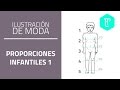 Como dibujar la figura infantil: proporciones niño 3 años