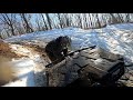 Bundy Hill ice ride. 2/27/21. gopro hero 8 polaris sportsman 570. Winching up a sketchy ice hill.