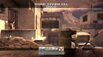 Modern Warfare 2 - Awesome throwing knife final killcam