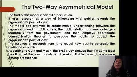Models of Public Relations