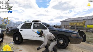 GTA V - LSPDFR 0.4.9🚔 - SAHP/CHP - Highway Patrol - Biker Shootout/Traffic Felony - 4K