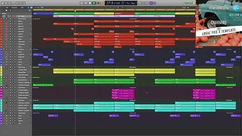 Logic Pro X Template Charming (Dance Pop) #logicproxtemplate #logicprox #logicpro