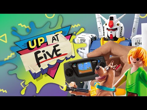 Game Gear Micro, Scooby-Doo Playmobil and That BIG Gundam - Up At Noon (At 5) Live!