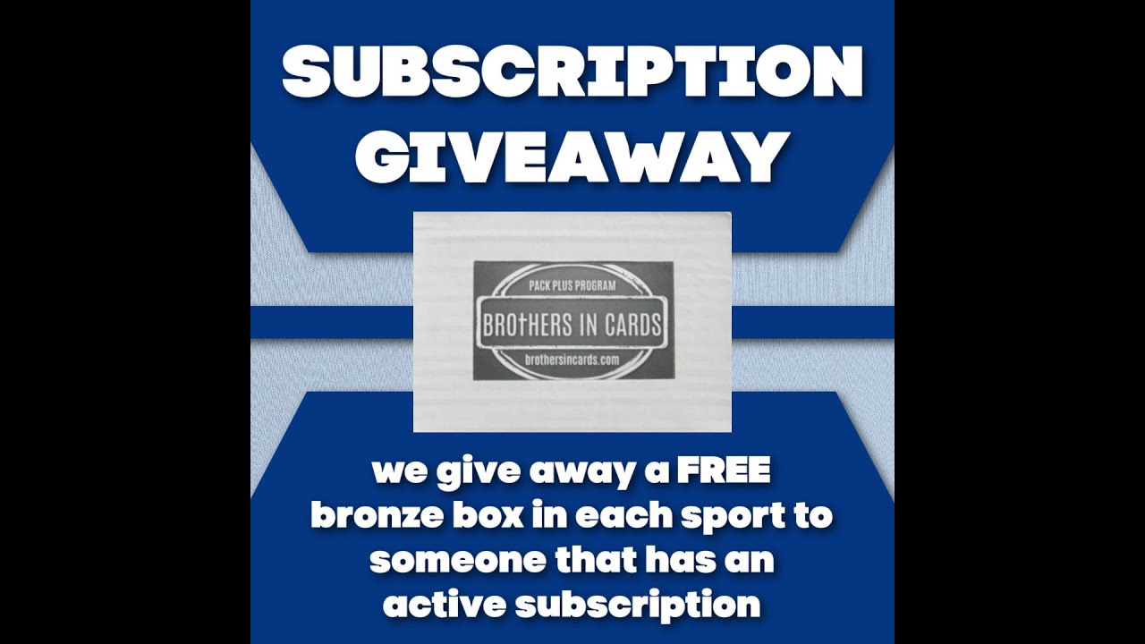 Brothers In Cards July Pack Randomization