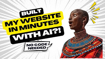 Built My Website in MINUTES — With AI?!