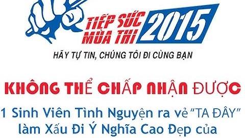 Một Tình Nguyện Viên Tiếp Sức Mùa Thi 2015 "Cấm" Phóng Viên Tác Nghiệp