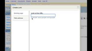 Google Sites - Creating Internal Links