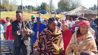 Traditional wedding reception of Tabane and 'Mathulare Ramainoane, Koung Ha Chere.