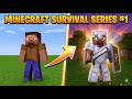 Minecraft Survival Series #1 | First Day Me Hi Iron Armor! 😱#minecraft #survival #viral