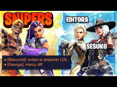 ESTOS STREAMSNIPERS NOS BANEARON NUESTROS HEROES (SALE MAL) || Sesuko Overwatch