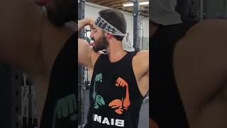 POV You lift next to your gym nemesis @BradleyMartynOnline