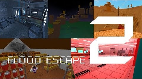 Roblox Flood Escape 2 (Test Map) - Multiplayer Compilation 3
